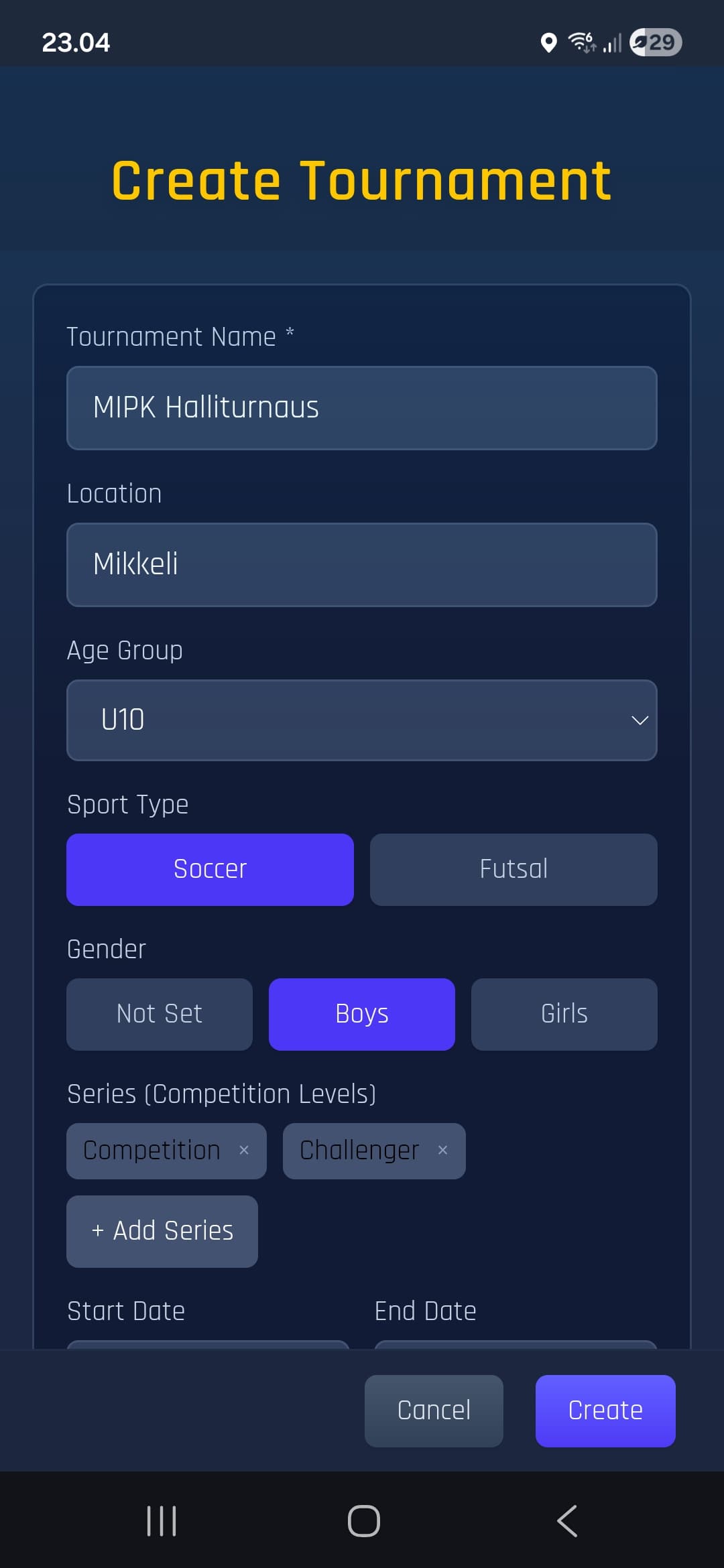 App screenshot