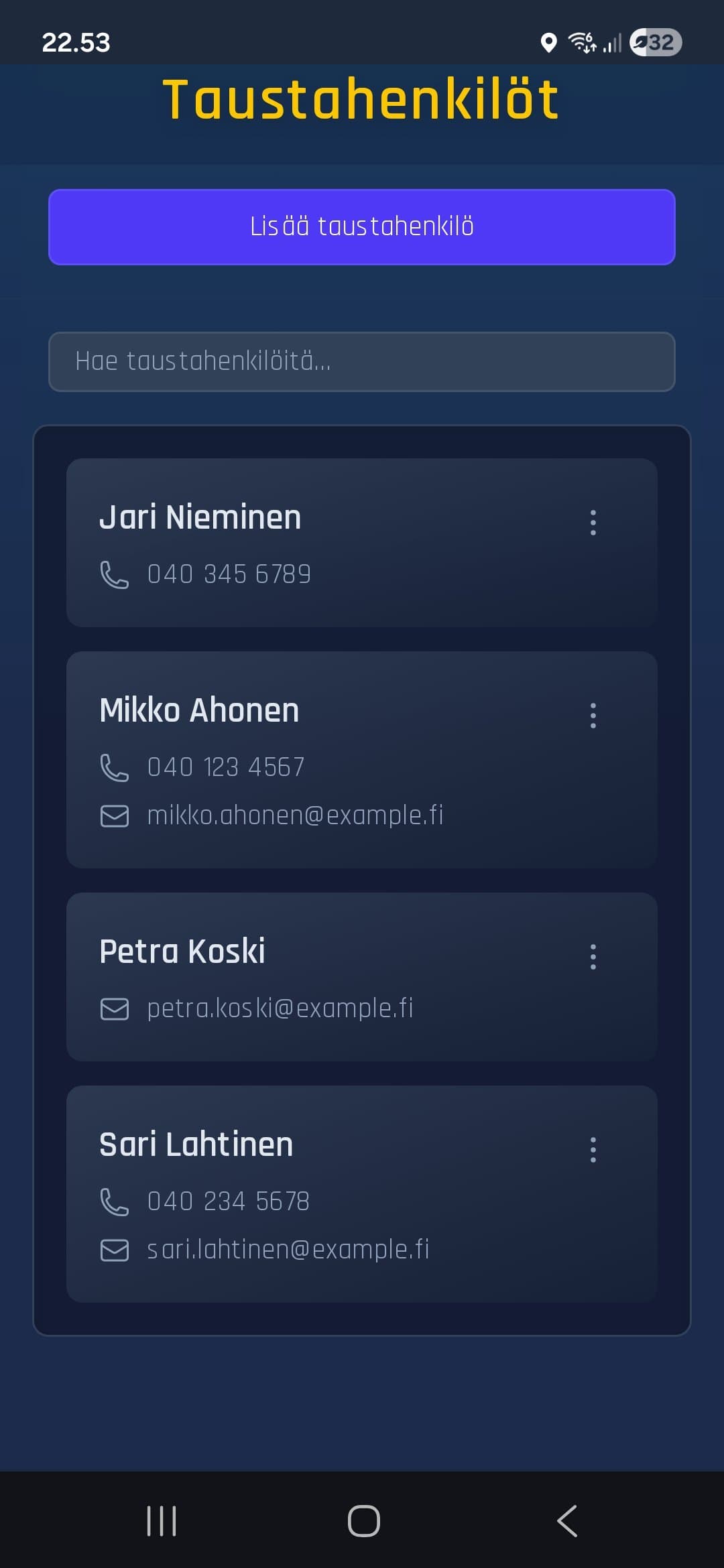App screenshot