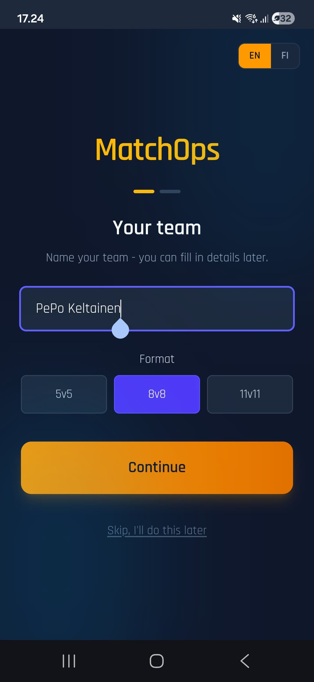 App screenshot