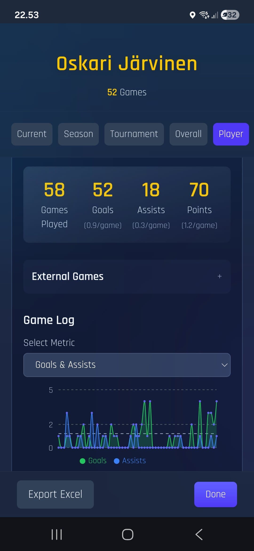 App screenshot
