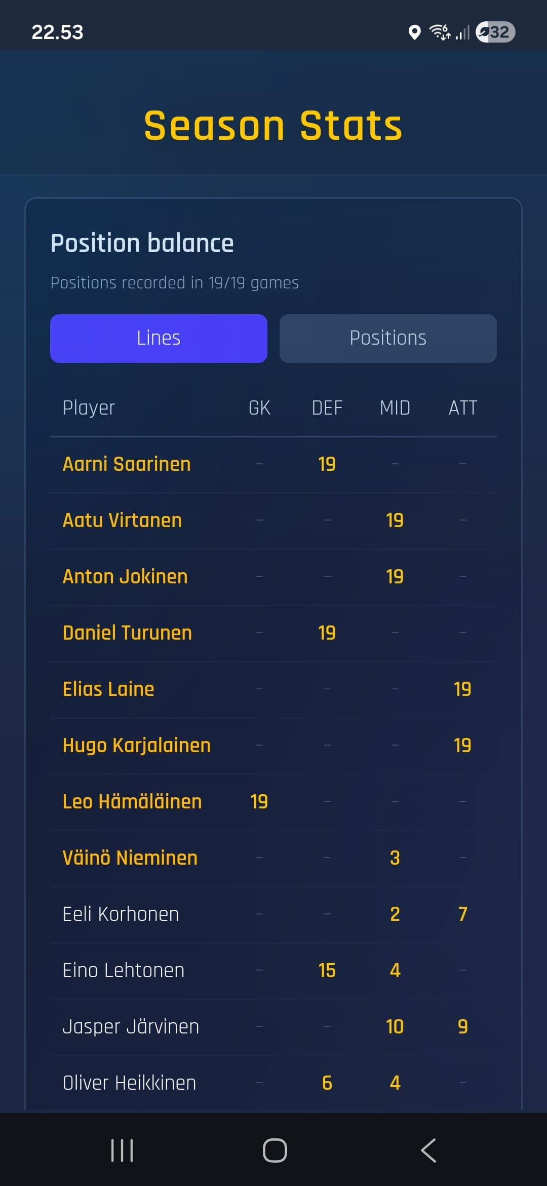 App screenshot