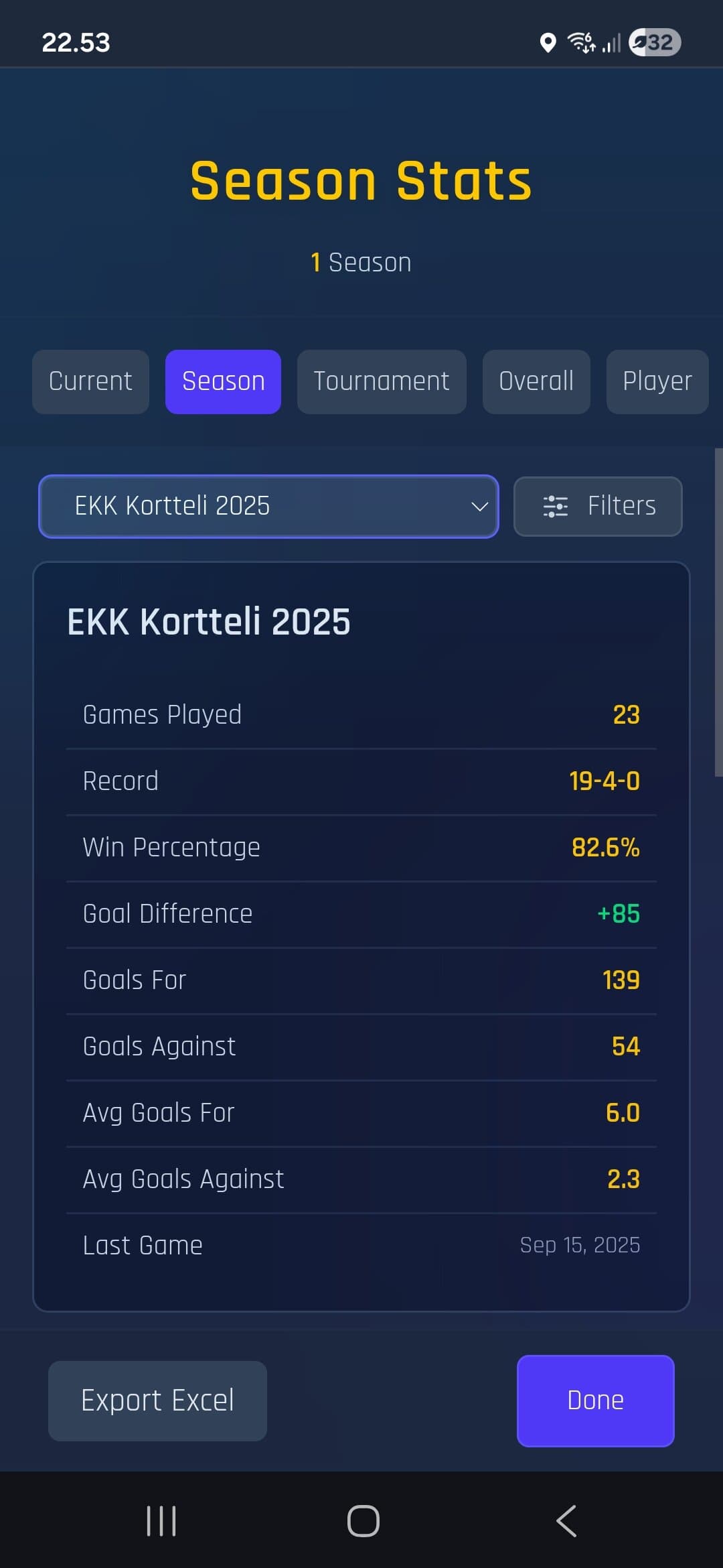 App screenshot