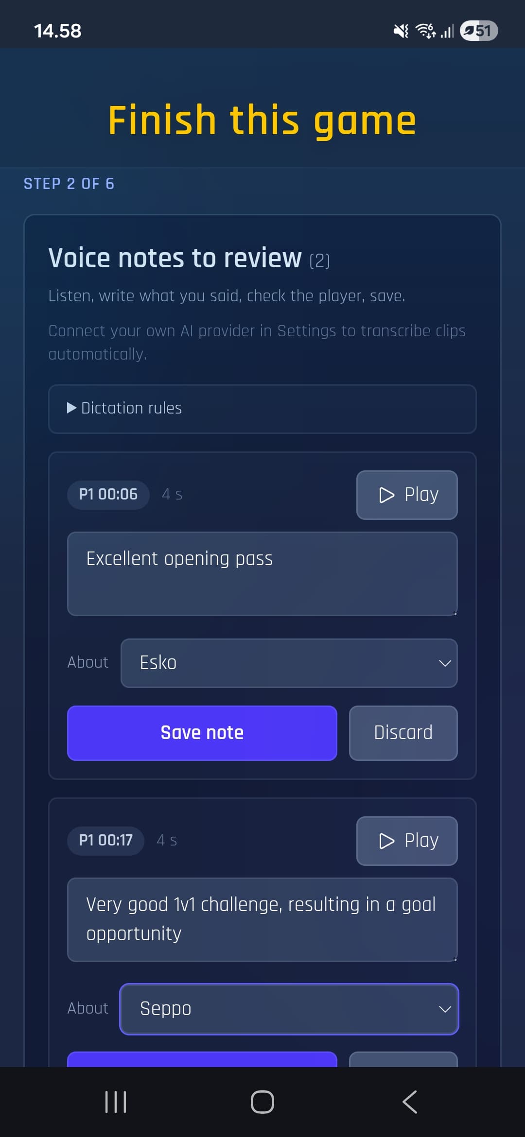 App screenshot